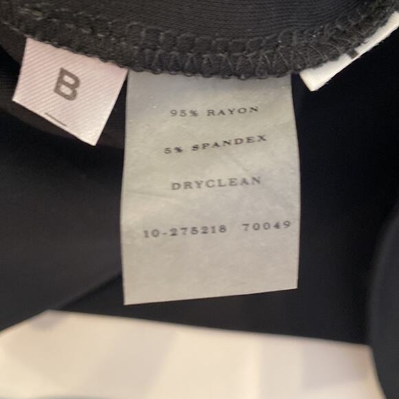 Ann Taylor Black Collared Half Button Down Midi Shirt Dress NWT Sz M Rayon - Picture 8 of 12